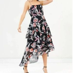 Cooper St Floral Harlow Tassel Midi Dress NEW